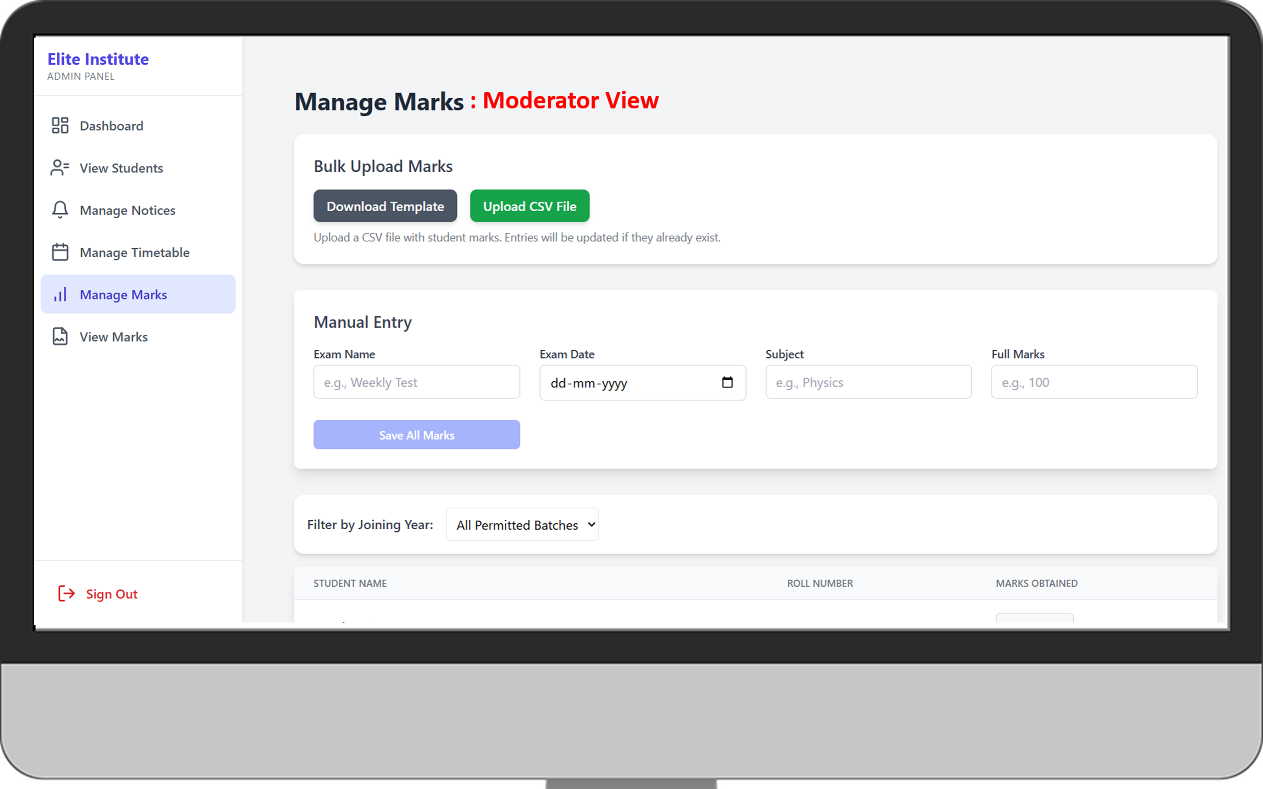 E-commerce Login/Signup View